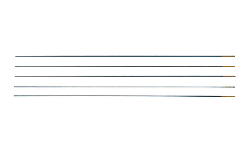 Wolframelektrode WIG GOLD mit Goldbeschichtung für präzises Schweißen von verschiedenen Materialien.
