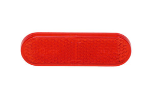 Rotes Mini-STRHL-SK mit den Maßen 70x22 mm, 10 Einheiten sichtbar angeordnet.