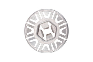 Silver bolts with a diameter of 5.0mm, packaged in a box of 50 units.