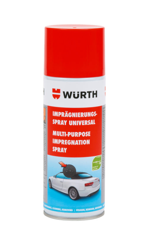 Sprühdose mit 400 ml Imprägnierspray für den Schutz von textilen und nicht-textilen Materialien.