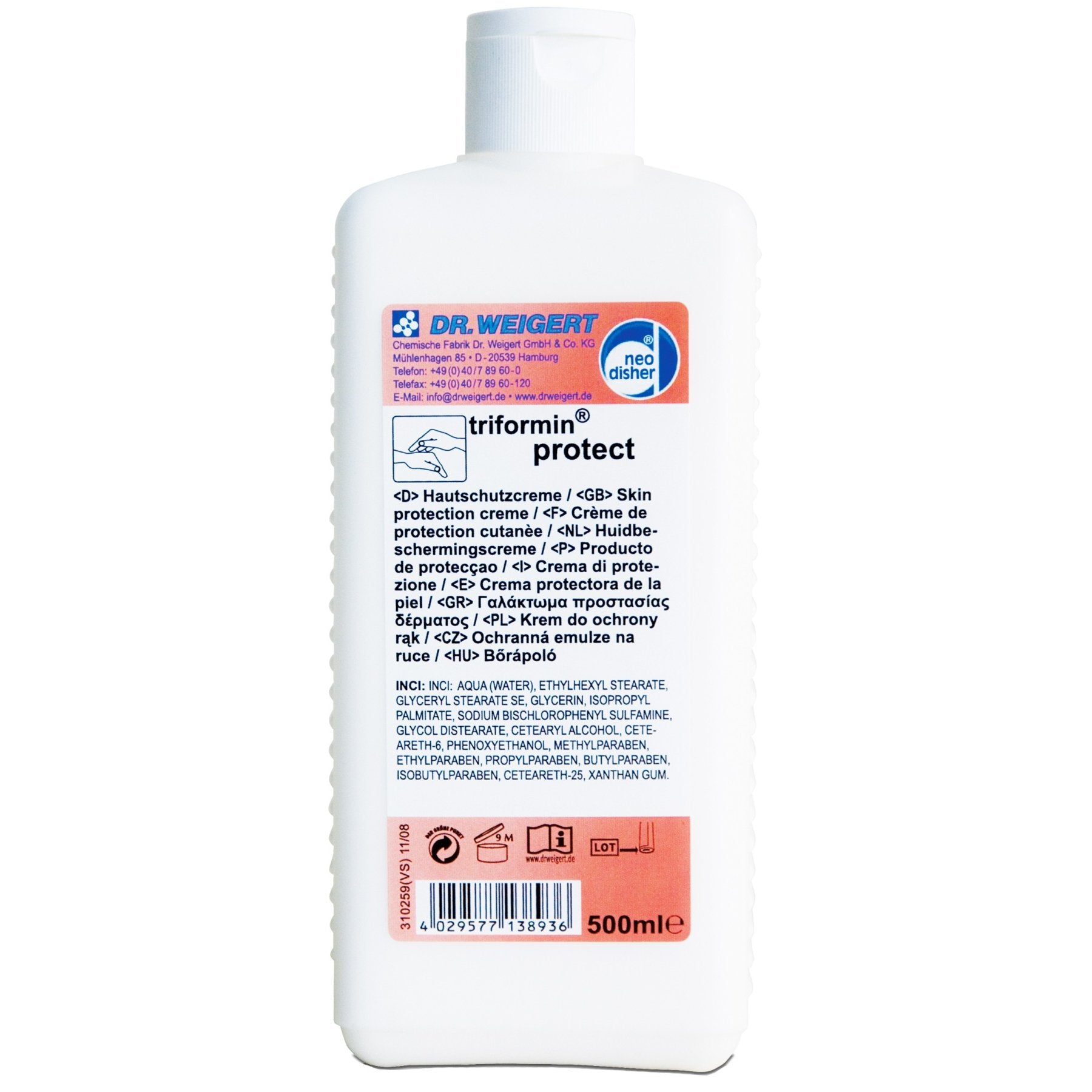 Desinfektionsmittel Triformin Protect – 500ml Flasche Für Haushalt & Medizin