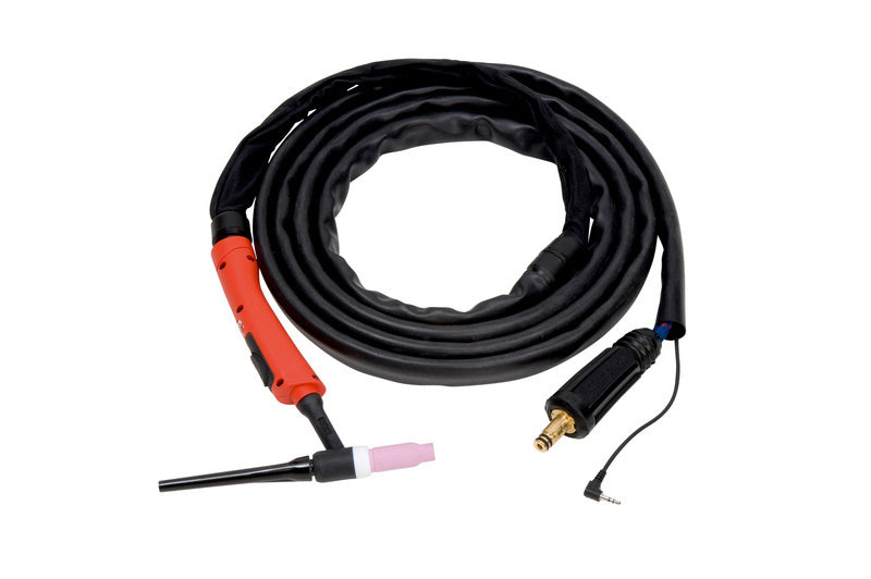 Schweißanlage WIG Zubehör mit Elektroden, Brennerteilen, Handschuhen und Schutzschild in einem Set.