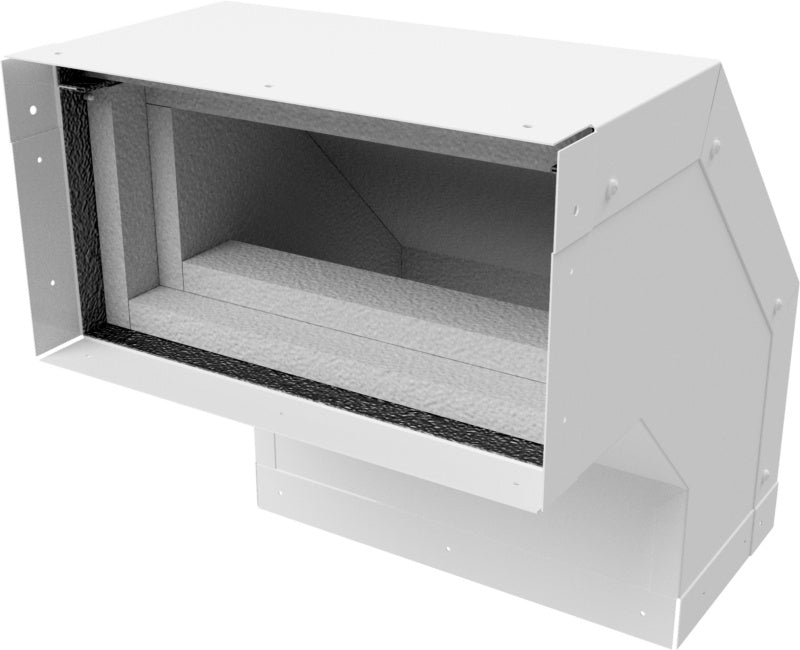 Brandschutzkanal Zubehör-AUSECK-BS-F.BSKNL-E90-WEI-2X45°-260X100     Verpackungsinhalt    1 Einheit