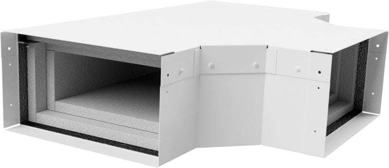 Brandschutzkanal Zubehör-ZB-(T-STUECK)-BSKNL-E90-WEISS-260X100     Verpackungsinhalt    1 Einheit