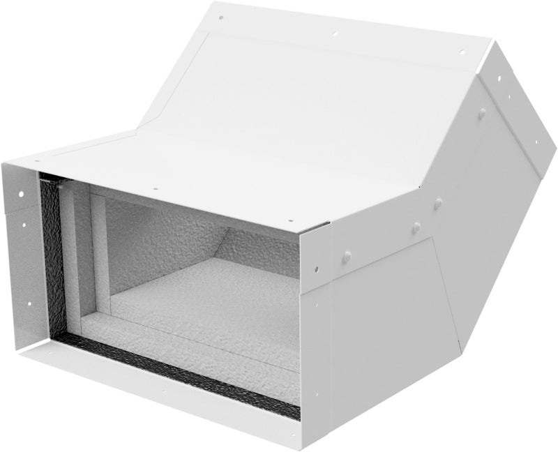Brandschutzkanal Zubehör-ZB-INNECK-BSKNL-E90-WEISS-1X45°-260X100     Verpackungsinhalt    1 Einheit