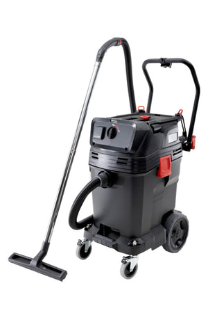 Kompakter Nass- und Trockensauger Elektro mit ergonomischem Griff und variabler Saugleistung.