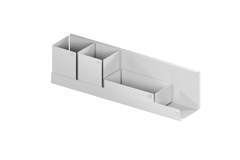 Regalsystem-ADD-Zubehör-REGAL in robustem Design zur Aufbewahrung von Werkzeugen und Materialien.