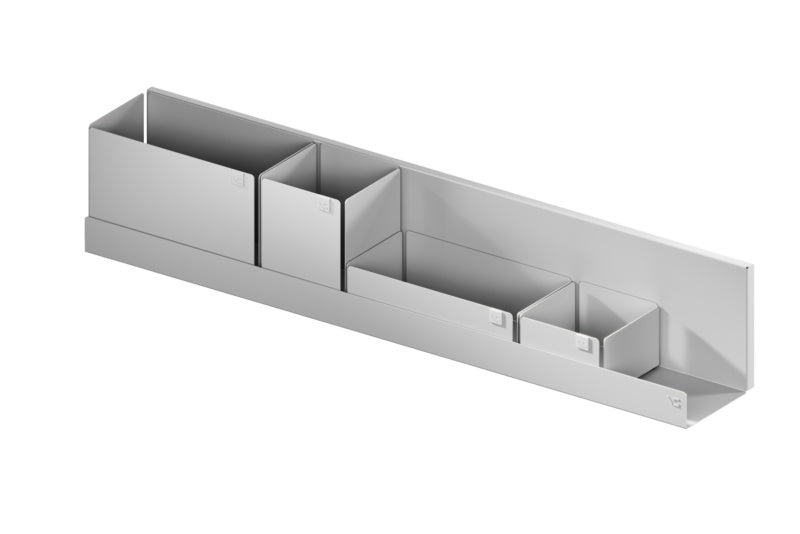 Regalsystem-ADD-Zubehör-REGAL in robustem Design mit mehreren Regalfächern zur Werkzeugaufbewahrung.