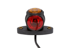 Zwei flexible LED-Leuchten LEUCHT-UMRISS-III für 12/24 Volt mit modernem Design.