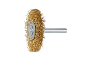 Schaftrundbürste für Bohrmaschinen mit robusten Borsten zur Reinigung und Politur von Oberflächen