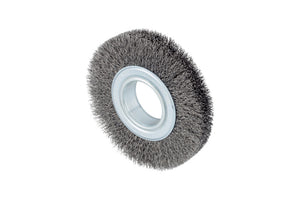 Rundbürste Schleifbock RDBURST mit ergonomischem Griff und robustem Design für Schleifen und Polieren.