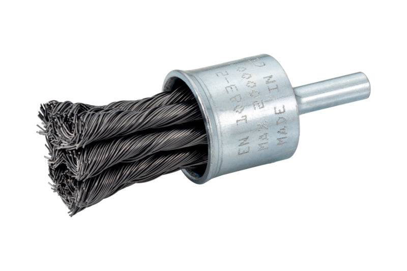 Zentrifugalbürste für Bohrmaschine mit ergonomischem Griff und robustem Design.