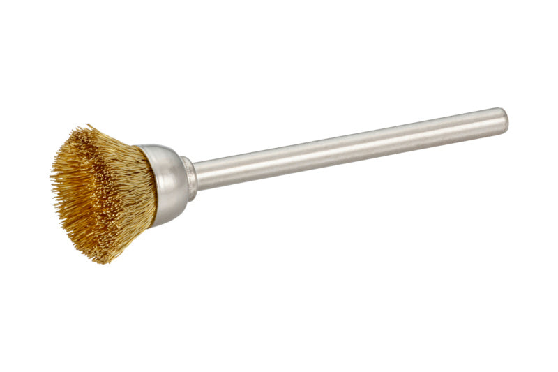 Miniatur Bürste TOPFBURST mit feinen Borsten und ergonomischem Griff zur Pflanzenpflege.