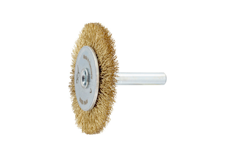 Schaftrundbürste Bohrmaschine SHFTRDBURST mit ergonomischem Griff und Wechselaufsätzen für vielseitige Anwendungen.