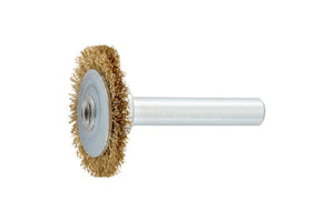 Schaftrundbürste Bohrmaschine SHFTRDBURST mit ergonomischem Griff und Wechselaufsätzen.