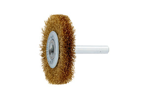Die Schaftrundbürste Bohrmaschine SHFTRDBURST mit ergonomischem Griff und wechselbaren Bürstenaufsätzen.