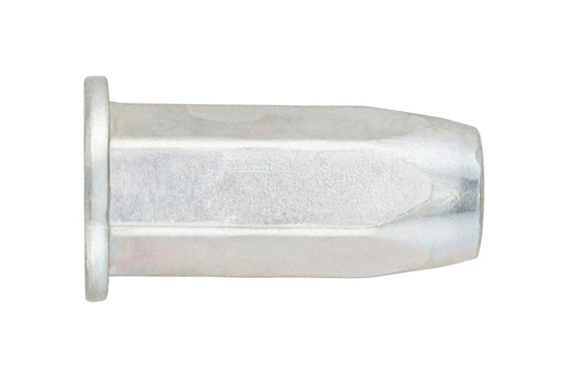 Einnietmutter Flachkopf 6KT Schaft-MU-NT-FL-6KT(0,5-3,0)-A3K-24,5-M8-GESCHL     Verpackungsinhalt    100 Einheit