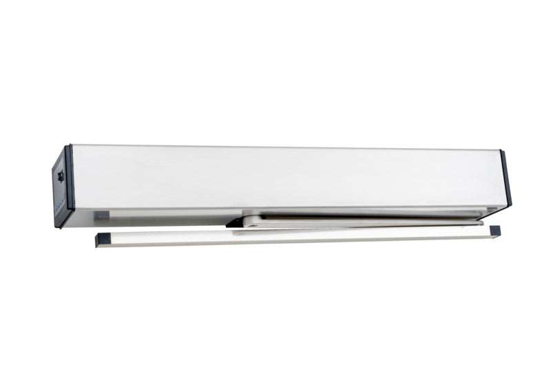 Mattierter Drehflügeltürantrieb DRHFLGTRANTR-ETS73-A2 mit robuster Konstruktion und Steuerungsoptionen