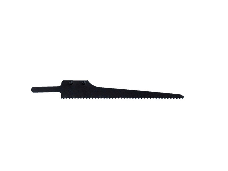 Stichsägeblatt für Karosseriematerialien mit spezieller Zahngeometrie und legiertem Stahl.