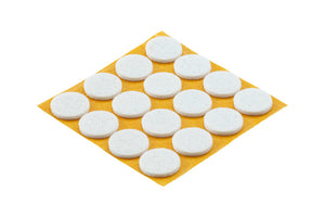 Runde Möbelgleiter in hochwertigem Material zum Schutz des Bodens und einfachen Möbelverschieben.