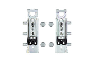 Robuster Schrankaufhänger mit elegantem Design für sichere Möbelmontage an der Wand.