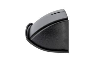 Witterungsbeständige Regenschutzhaube für Drehflügeltürantriebe in elegantem Design.