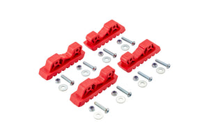 Set aus robusten Ersatzfüßen für Stehleiter zur Erhöhung von Stabilität und Sicherheit beim Arbeiten