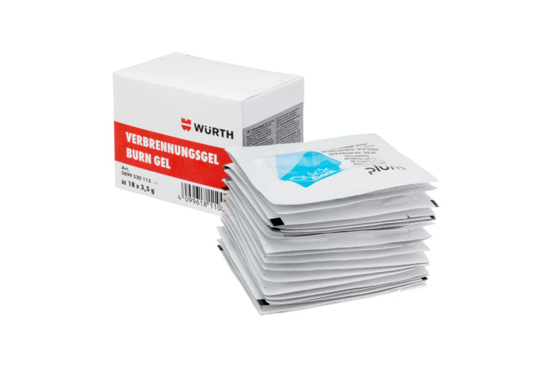 Packung mit 18 Einzelanwendungen Kühlgel zur Linderung von Schmerzen und Entzündungen
