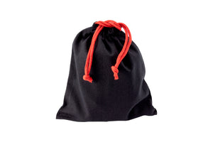 Schwarzer unbedruckter Beutel für Handwerksbedarf, 50 Einheiten in robuster Ausführung.