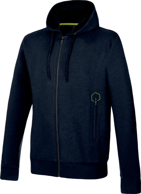 Sweatjacke-SWEATJCK HOODIE FUSION SCHATTENBLAU XXL     Verpackungsinhalt    1 Einheit