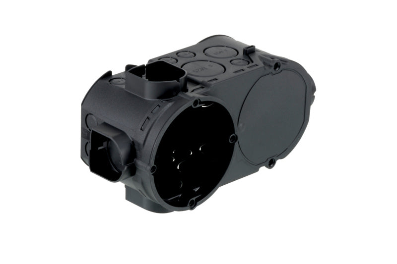 Zehn elektronische GERDO-UP-Einheiten mit 63 mm Höhe und 60 mm Durchmesser in kompakter Bauweise.