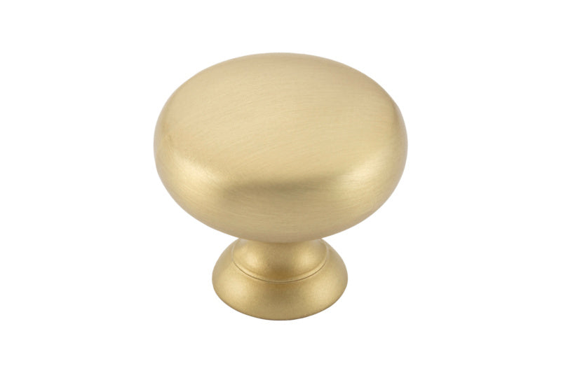 Runder Möbelknopf mit elegant schimmernder Oberfläche für Schränke und Schubladen.