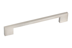 Möbel-Muschelgriff GRF-MG-A in gebürstetem Material mit ergonomischem Design für einfache Handhabung.