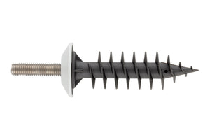 A set of 20 stainless steel screws with a shark ISO design, measuring 28x95mm and M10 size.