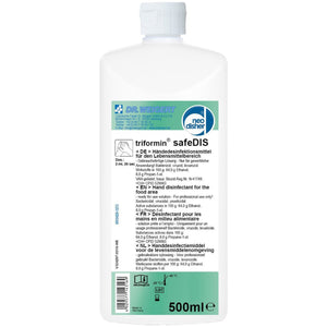 Triformin safeDIS Handdesinfektionsmittel für den Lebensmittelbereich, 500ml.