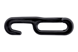 Schwarzes Kunststoffketten-Hakglied Zubehör, 10 Stück, für Kettenmontage.