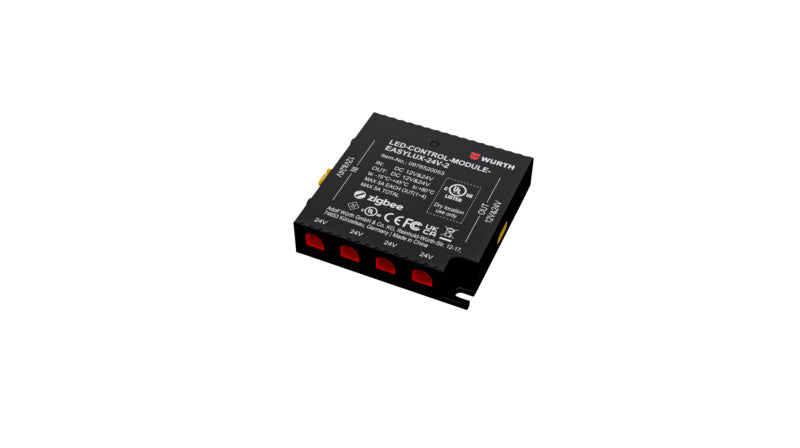 Steuerungsmodul EasyLux 24V mit Dimmer und benutzerfreundlicher Schnittstelle für Lichtsteuerung.