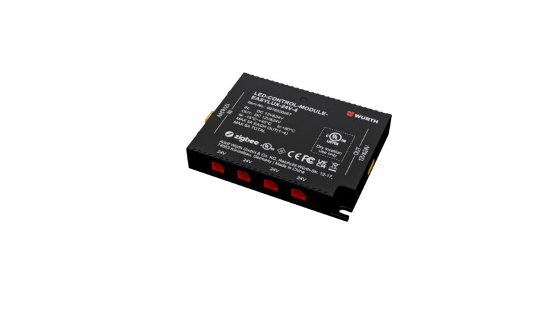 Steuerungsmodul Easylux 24V mit 4 VP-Anschlüssen in kompakter Bauweise