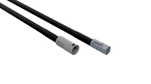 Mattschwarzes, 2000 mm langes VERLLTG-EASYLUX-WPS-WS mit robustem, modernem Design.