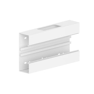 Brüstungskanal-Zubehör-T-STK-F.BRK in robustem Material zur Kabelintegration in Brüstungskanälen.