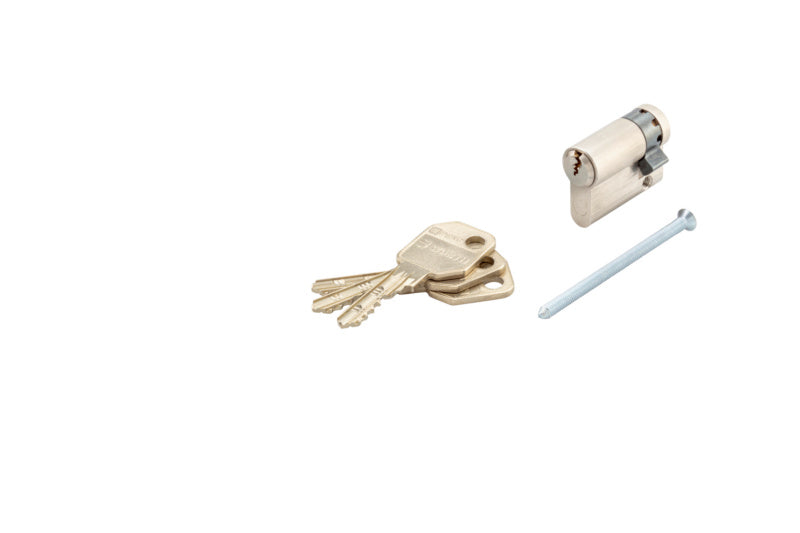 Schließanlage EPS Halbzylinder aus robustem Material, modular und für Handwerkerbedarf geeignet.