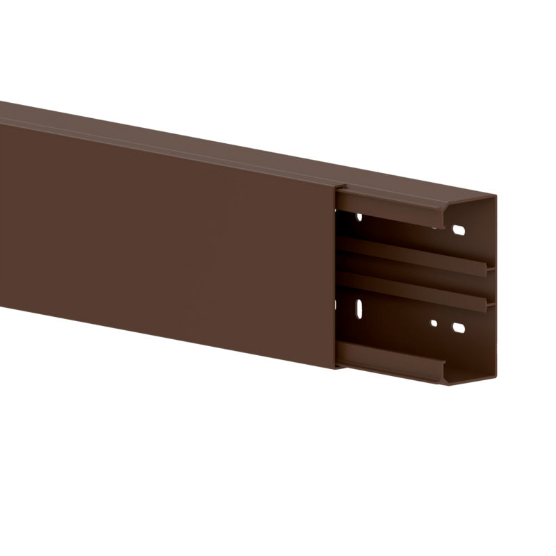 Sepia-braune Einheiten in 60x130 mm, ideal für Organisation und kreative Projekte, 10 Stück.