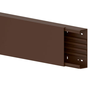 Acht sepia-braune Platten in 60x200 mm Größe, robust und pflegeleicht verpackt.