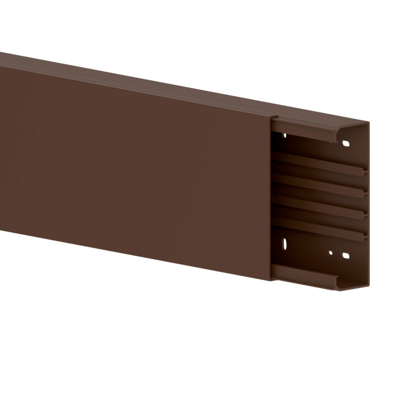 Acht sepia-braune Platten in 60x200 mm Größe, robust und pflegeleicht verpackt.