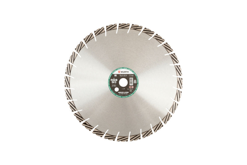 Diamanttrennscheibe TSHB DIA LS mit hochwertigem Diamantbelag und innovativer Segmentgeometrie.