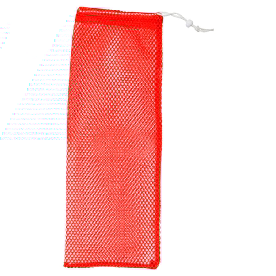 Rotes Wäschenetz mit 70L Volumen und Kordelzug