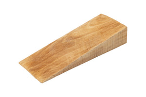 Holzkeil aus Hartholz, 180x60x24 mm, in einer Verpackungseinheit von 200 Stück.