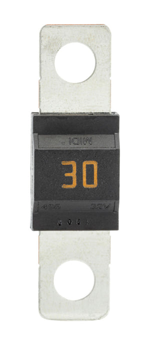 Schraubsicherung SHRBSI MIDI aus Metall mit Schraubgewinde und isolierendem Mantel.