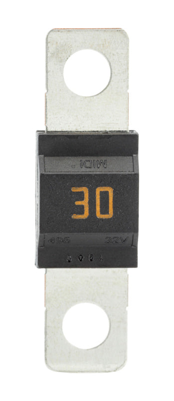 Schraubsicherung SHRBSI MIDI aus Metall mit Schraubgewinde und isolierendem Mantel.