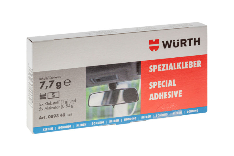 Klebstoff f. Glas u. Metall Sort/Set- KLEBST-GLAS/MET-2K-SPEZIAL     Verpackungsinhalt    5 Einheit
